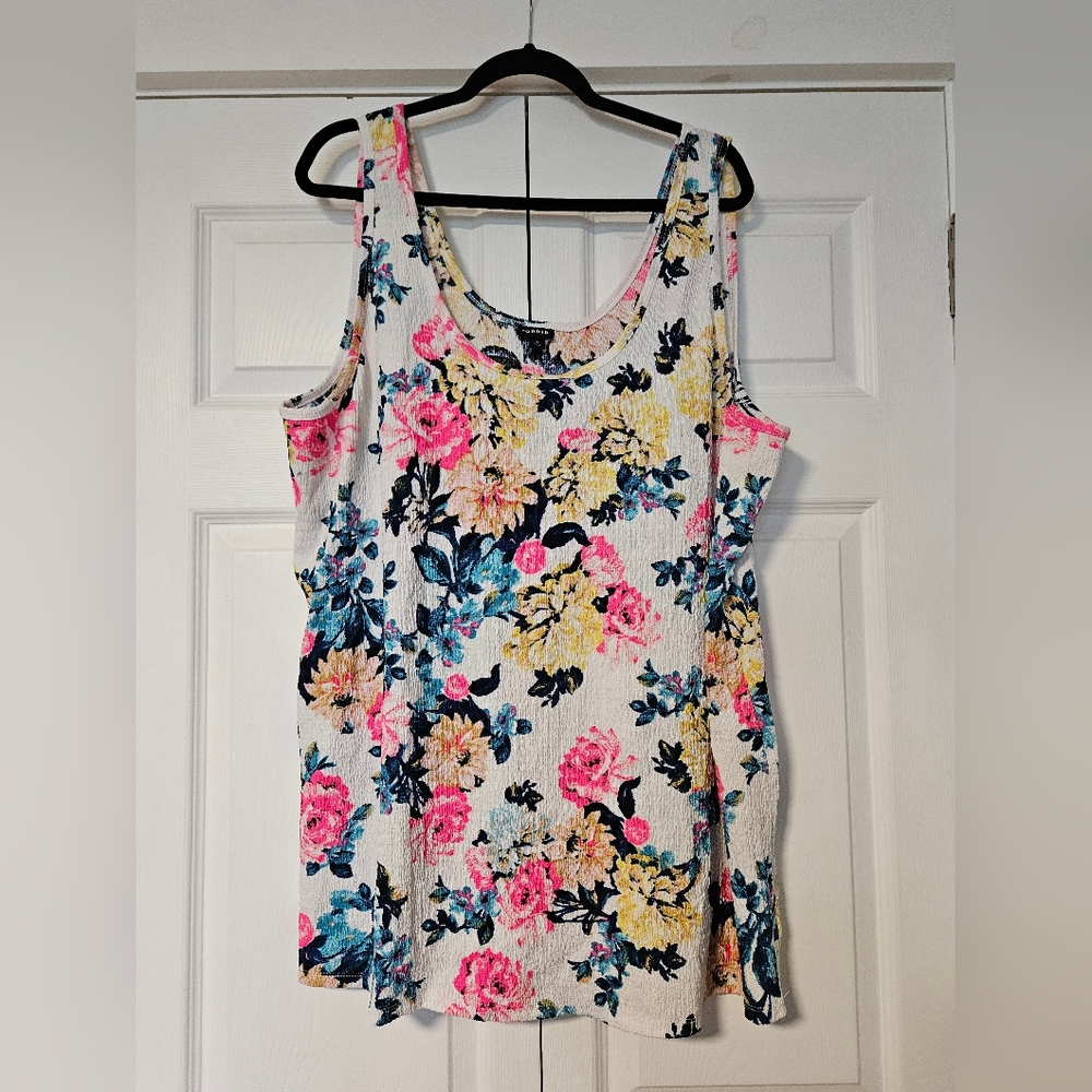 Torrid Multicolor Textured Top